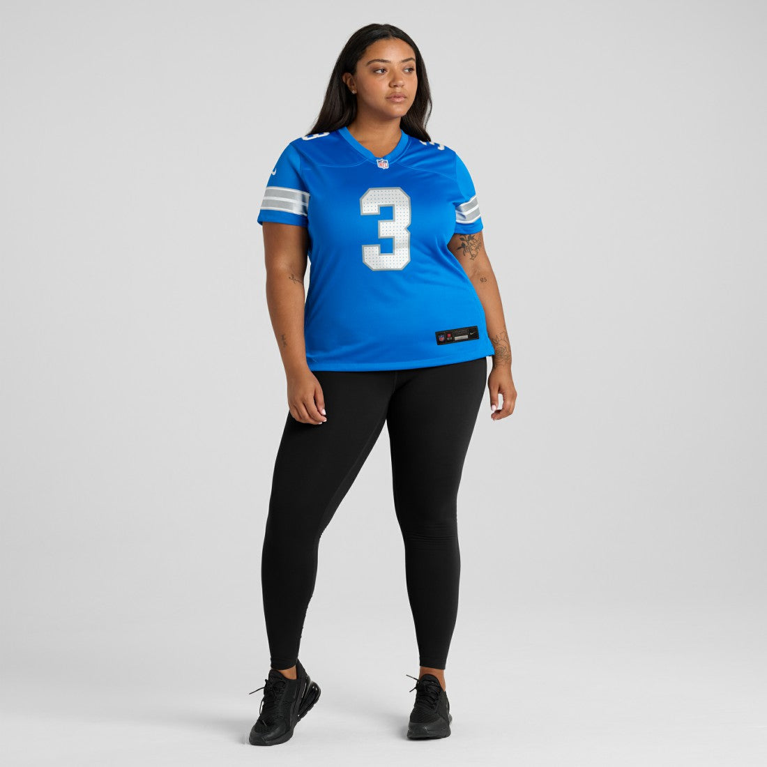 Jack Fox Detroit Lions Women's Team Game Jersey - Blue