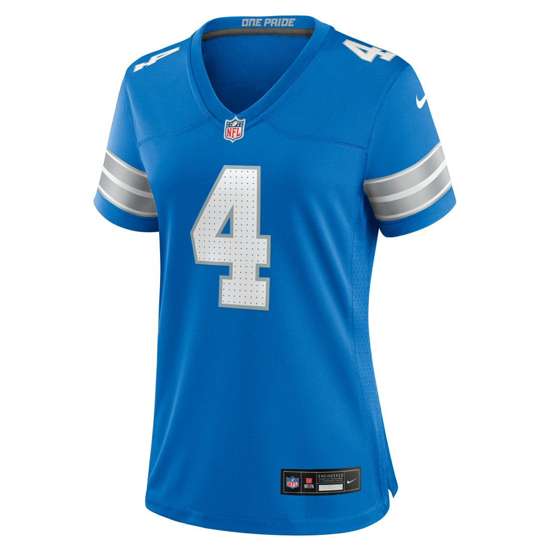 Emmanuel Moseley Detroit Lions Women's Team Game Jersey - Blue