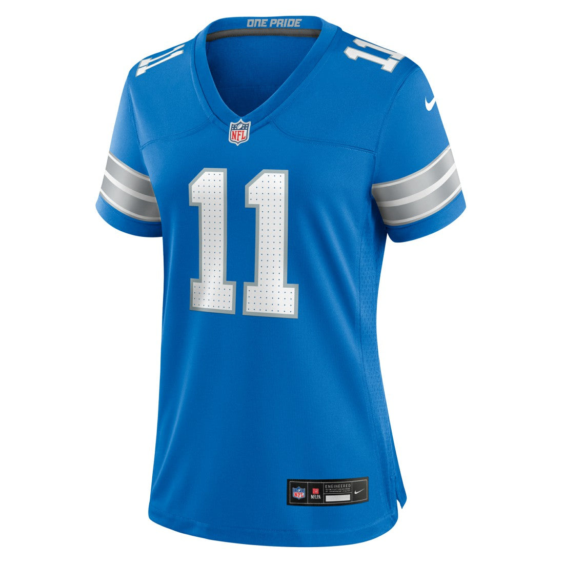 Kalif Raymond Detroit Lions Women's Team Game Jersey - Blue