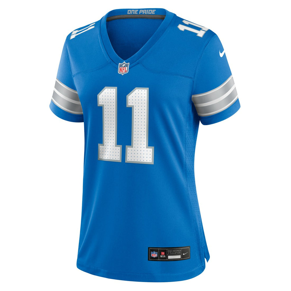 Kalif Raymond Detroit Lions Women's Team Game Jersey - Blue