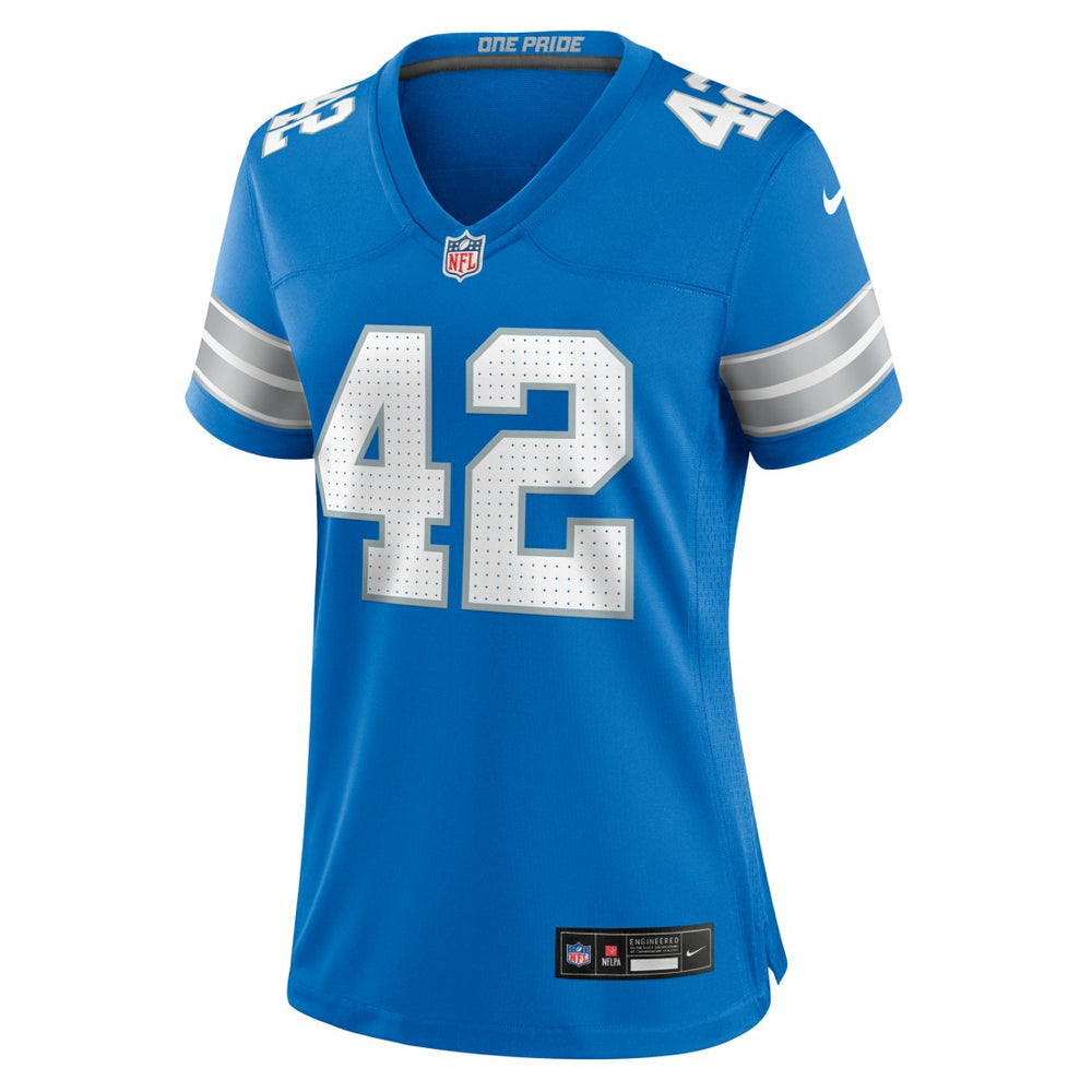 Jalen Reeves-Maybin Detroit Lions Women's Team Game Jersey - Blue