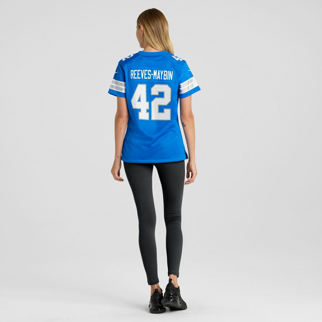 Jalen Reeves-Maybin Detroit Lions Women's Team Game Jersey - Blue