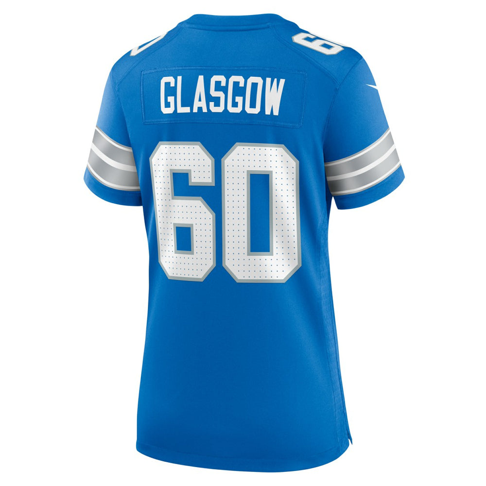 Graham Glasgow Detroit Lions Women's Team Game Jersey - Blue