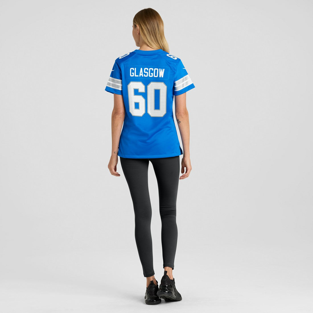 Graham Glasgow Detroit Lions Women's Team Game Jersey - Blue