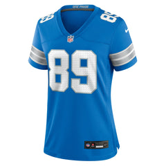 Brock Wright Detroit Lions Women's Team Game Jersey - Blue
