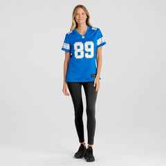 Brock Wright Detroit Lions Women's Team Game Jersey - Blue