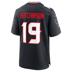 Xavier Hutchinson Houston Texans Team Game Jersey - Navy