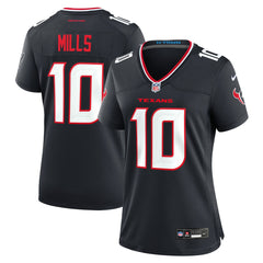 Davis Mills Houston Texans Women's Team Game Jersey - Navy