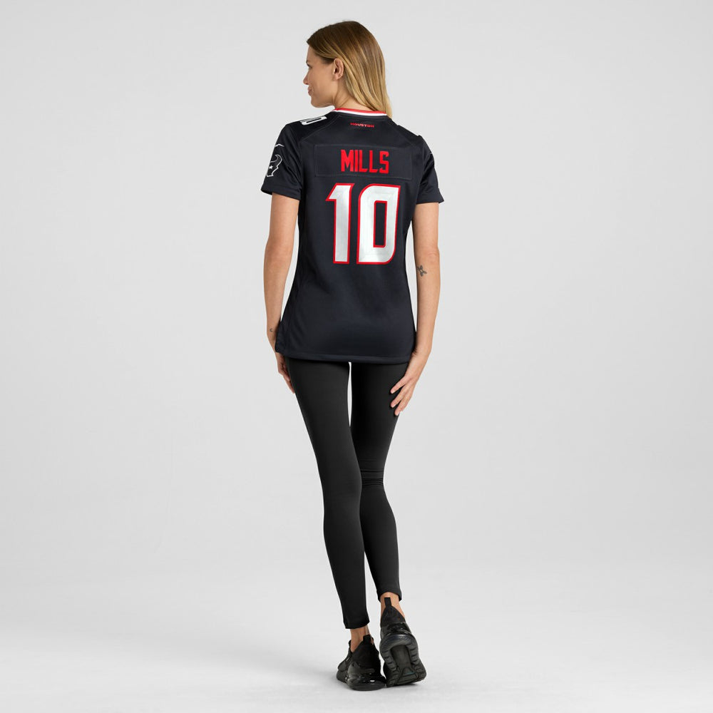 Davis Mills Houston Texans Women's Team Game Jersey - Navy