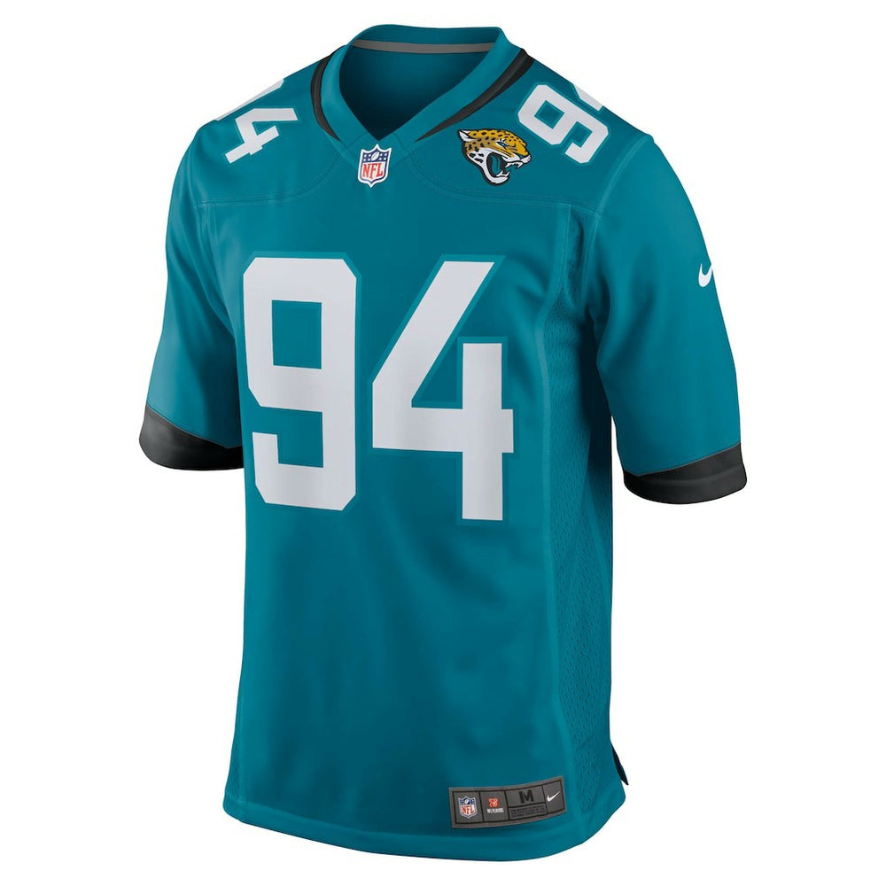 Maason Smith Jacksonville Jaguars Team Game Jersey - Teal