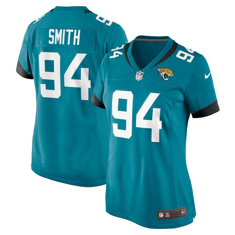 Maason Smith Jacksonville Jaguars Women's Game Jersey - Teal