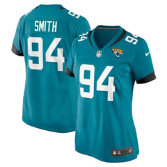 Maason Smith Jacksonville Jaguars Women's Game Jersey - Teal