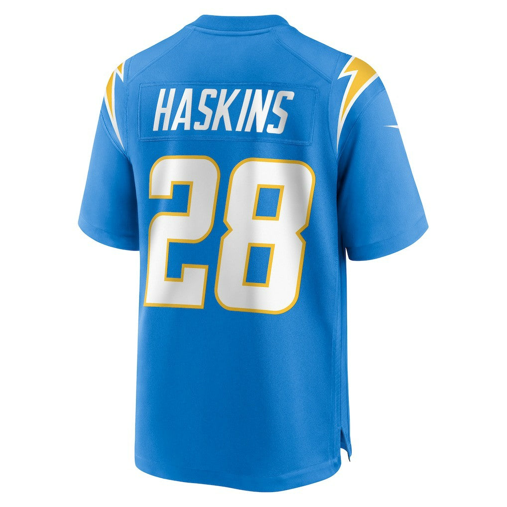 Hassan Haskins Los Angeles Chargers Team Game Jersey - Powder Blue