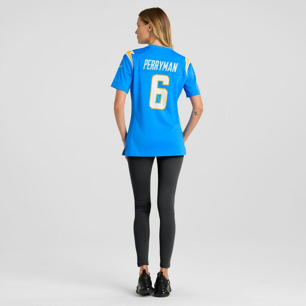 Denzel Perryman Los Angeles Chargers Women's Game Jersey - Powder Blue