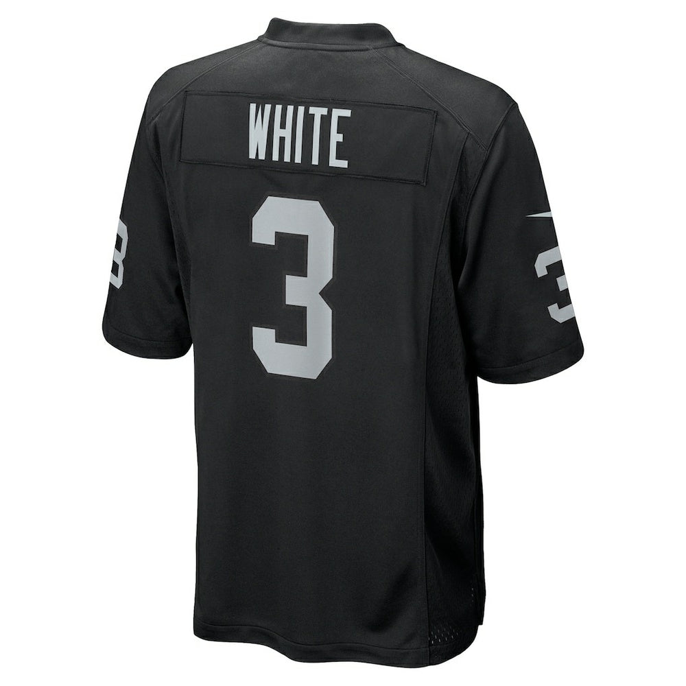 Zamir White Las Vegas Raiders Team Game Jersey - Black