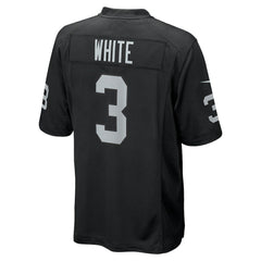 Zamir White Las Vegas Raiders Team Game Jersey - Black