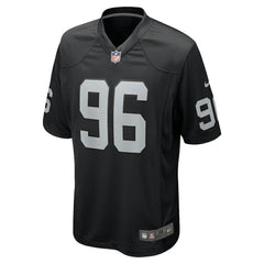 Jonah Laulu Las Vegas Raiders Team Game Jersey - Black