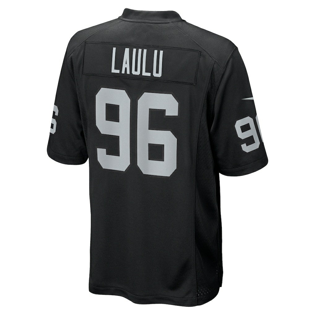 Jonah Laulu Las Vegas Raiders Team Game Jersey - Black