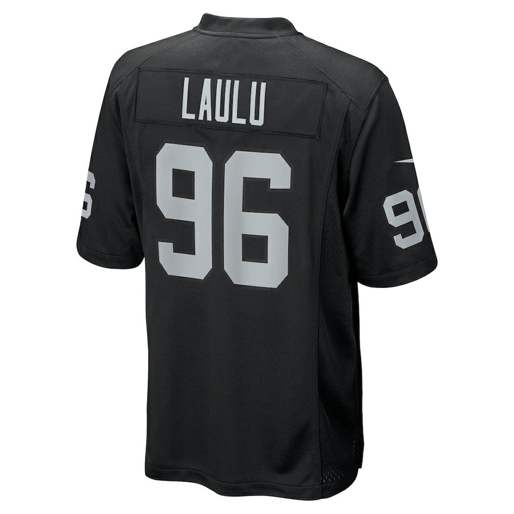 Jonah Laulu Las Vegas Raiders Team Game Jersey - Black