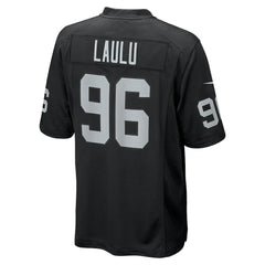 Jonah Laulu Las Vegas Raiders Team Game Jersey - Black