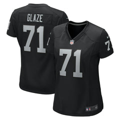 DJ Glaze Las Vegas Raiders Women's Game Jersey - Black