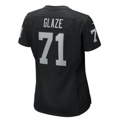 DJ Glaze Las Vegas Raiders Women's Game Jersey - Black