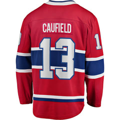 Cole Caufield Montreal Canadiens Fanatics Home Premier Breakaway Player Jersey Red