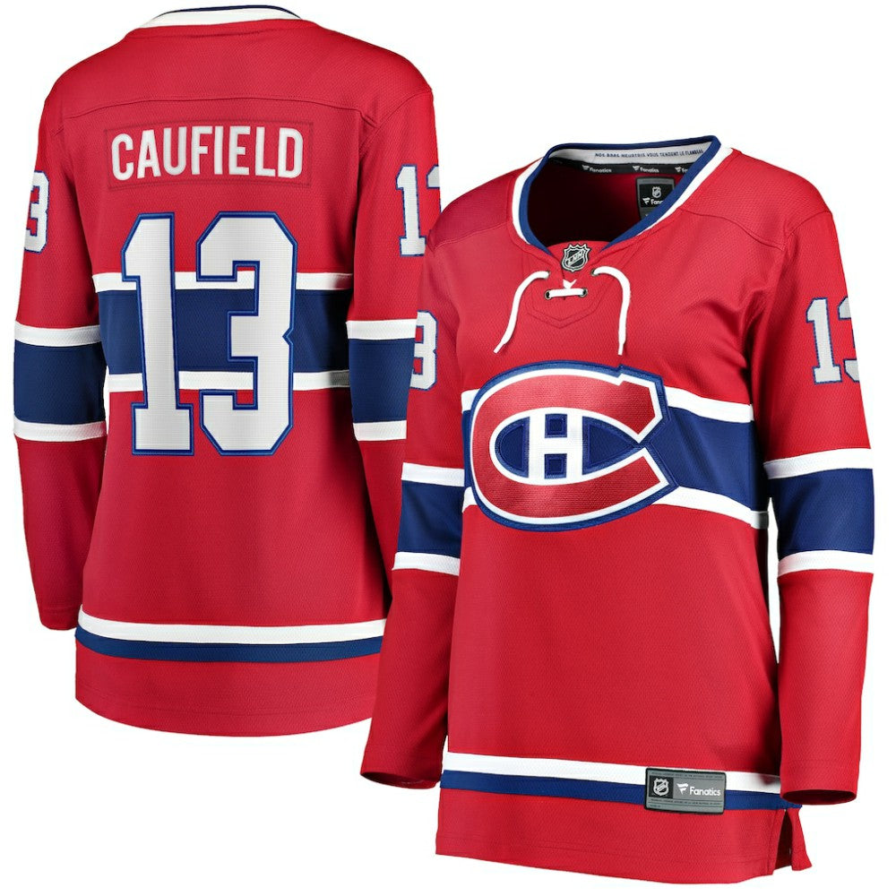 Cole Caufield Montreal Canadiens Fanatics Women's Home Premier Breakaway Player Jersey Breakaway Jersey Red