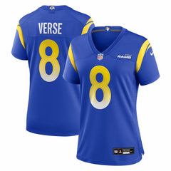 Jared Verse Los Angeles Rams Women's Team Game Jersey - Royal