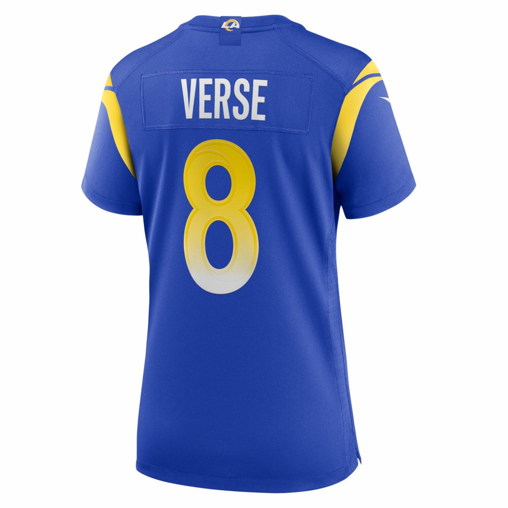 Jared Verse Los Angeles Rams Women's Team Game Jersey - Royal