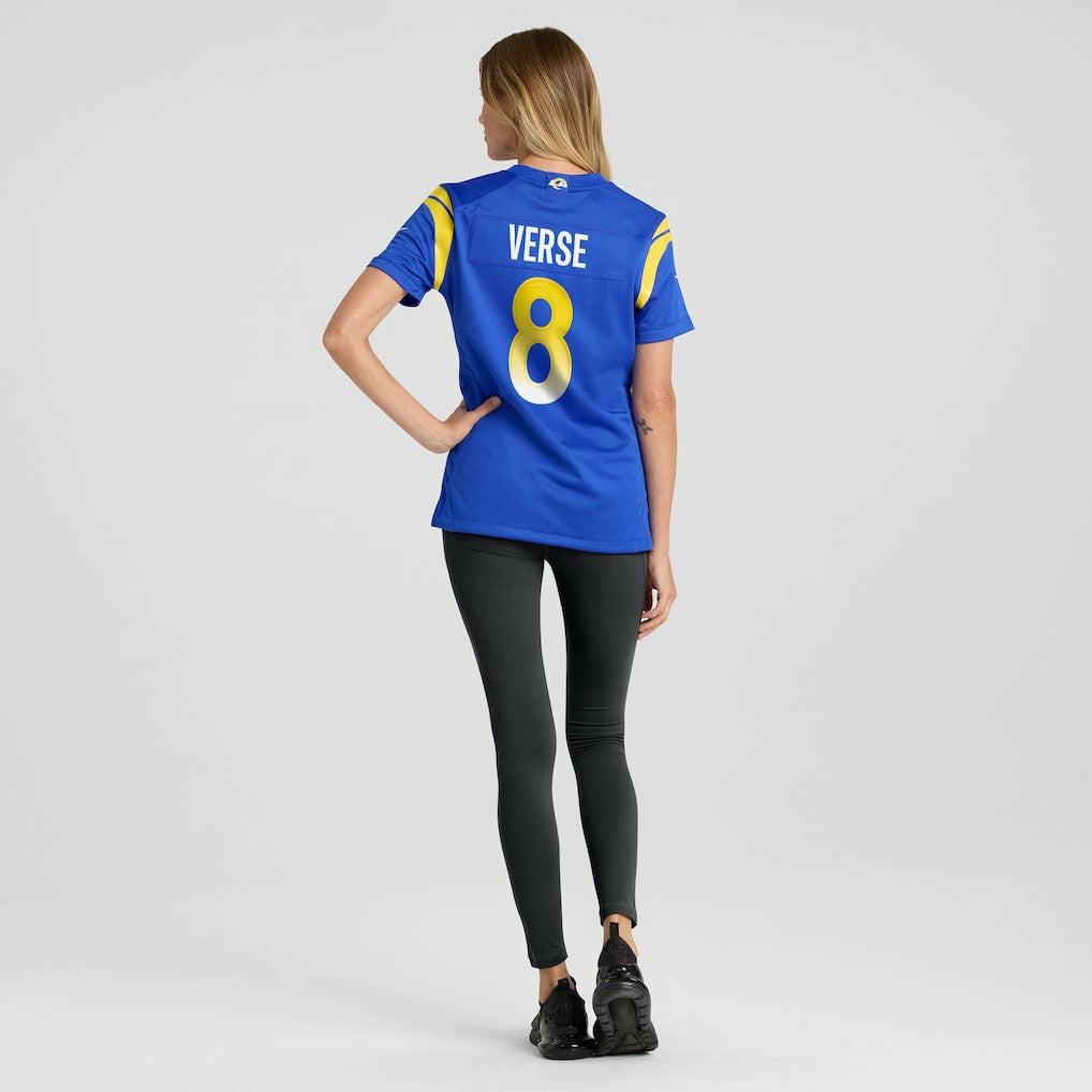 Jared Verse Los Angeles Rams Women's Team Game Jersey - Royal