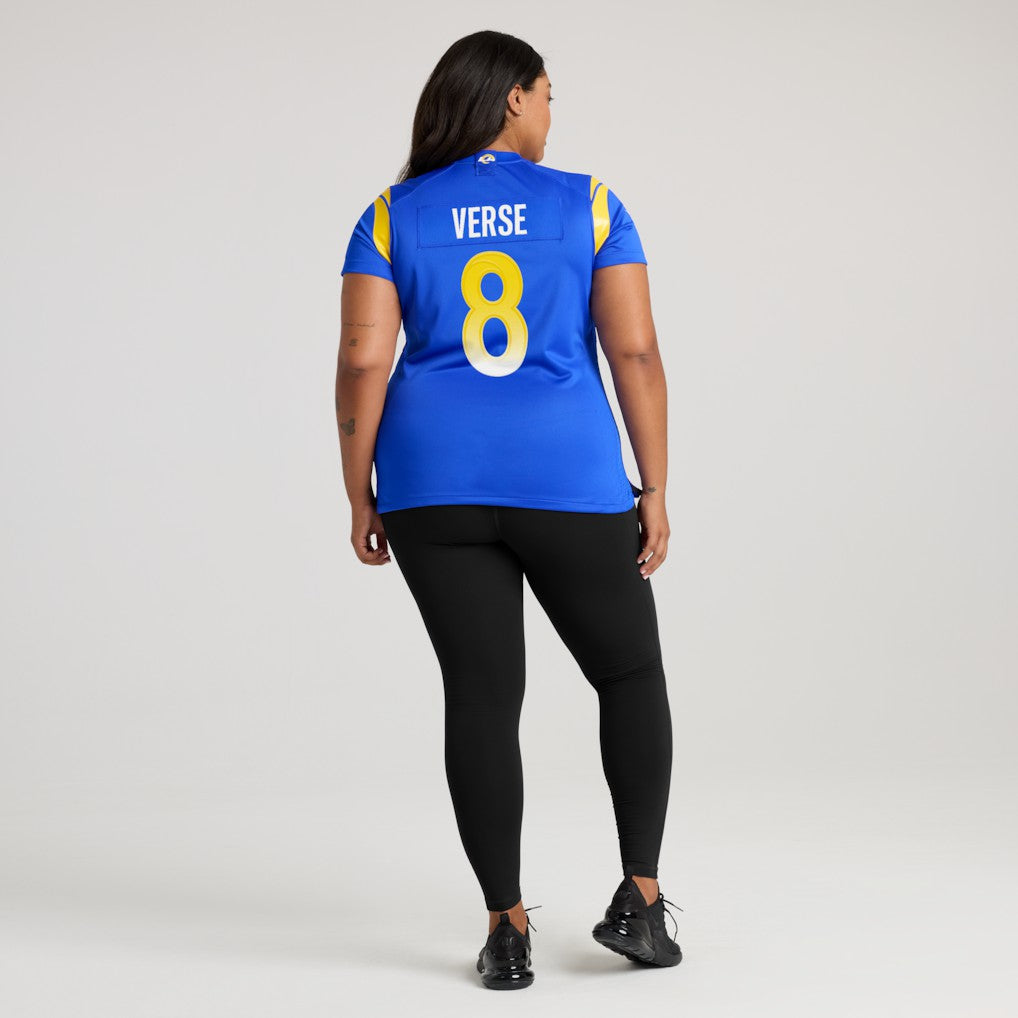 Jared Verse Los Angeles Rams Women's Team Game Jersey - Royal