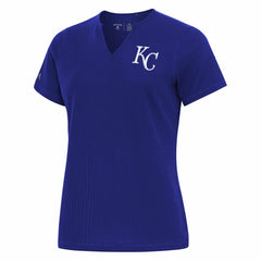 Kansas City Royals Antigua Women's Notch Neck T-Shirt Royal