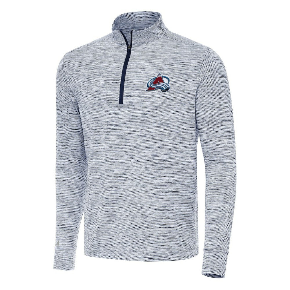 Colorado Avalanche Antigua Cause Quarter-Zip Top Navy