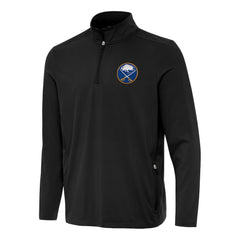 Buffalo Sabres Antigua Perilous Quarter-Zip Sweatshirt Black