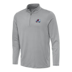 Colorado Avalanche Antigua Reprocess Quarter-Zip Top Gray