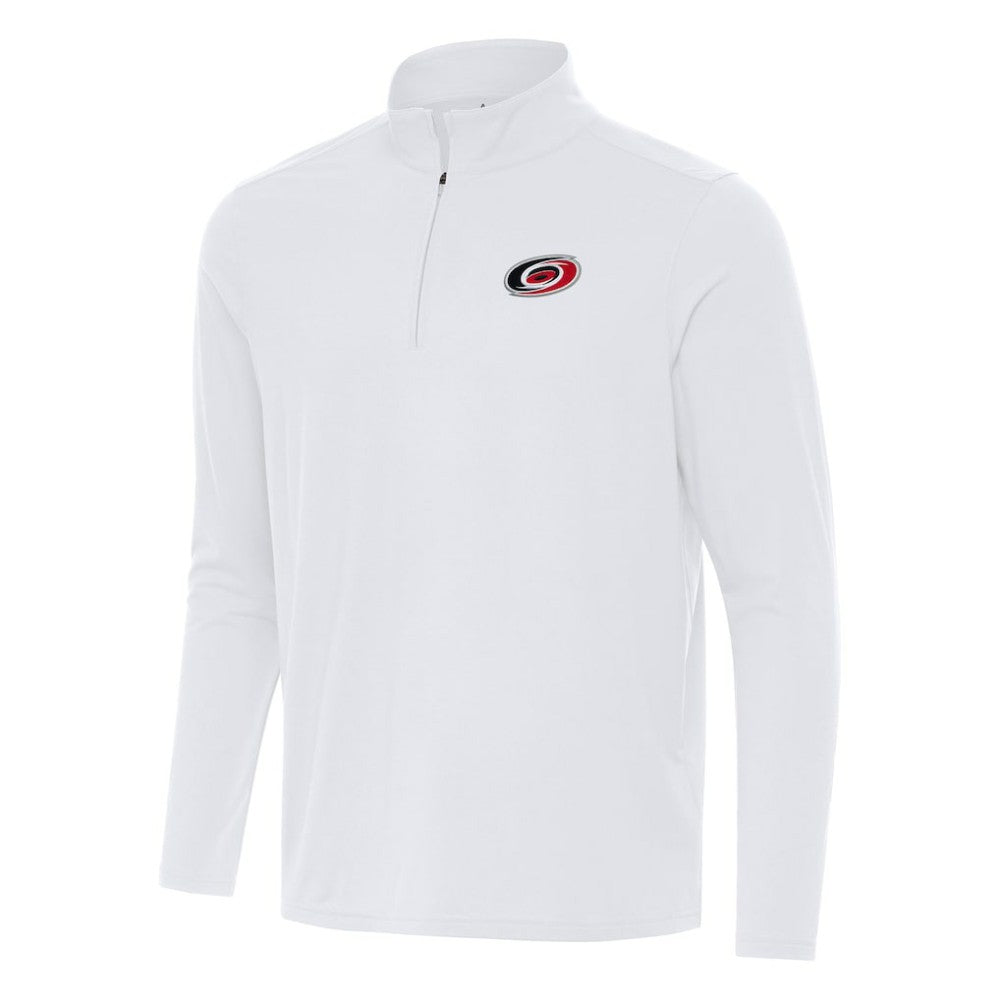 Carolina Hurricanes Antigua Intent Quarter-Zip Top White