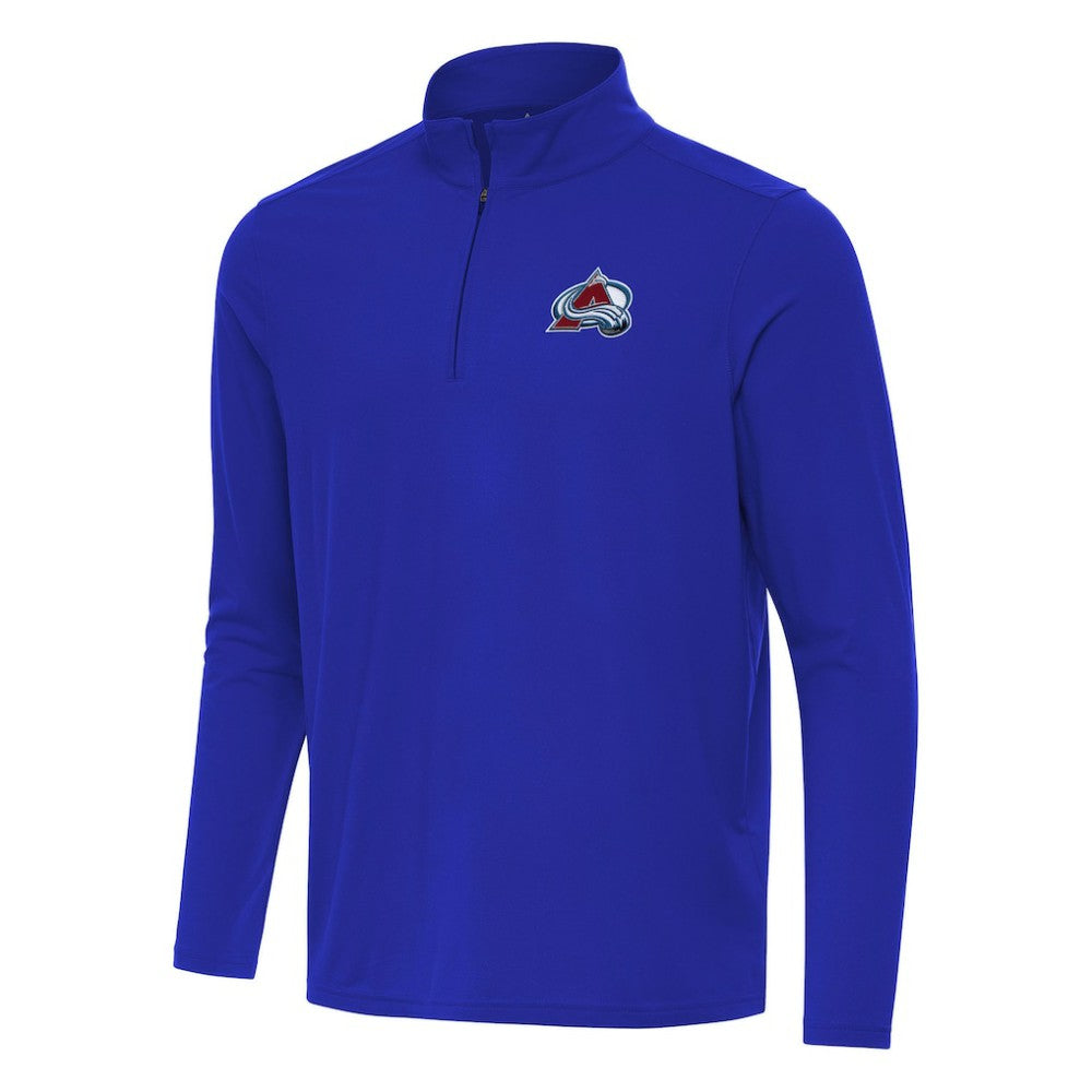 Colorado Avalanche Antigua Intent Quarter-Zip Top Royal