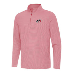 Carolina Hurricanes Antigua Twine Quarter-Zip Top Red
