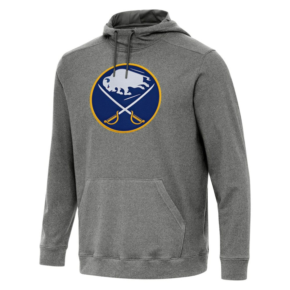Buffalo Sabres Antigua Cloud Pullover Hoodie Heather Black