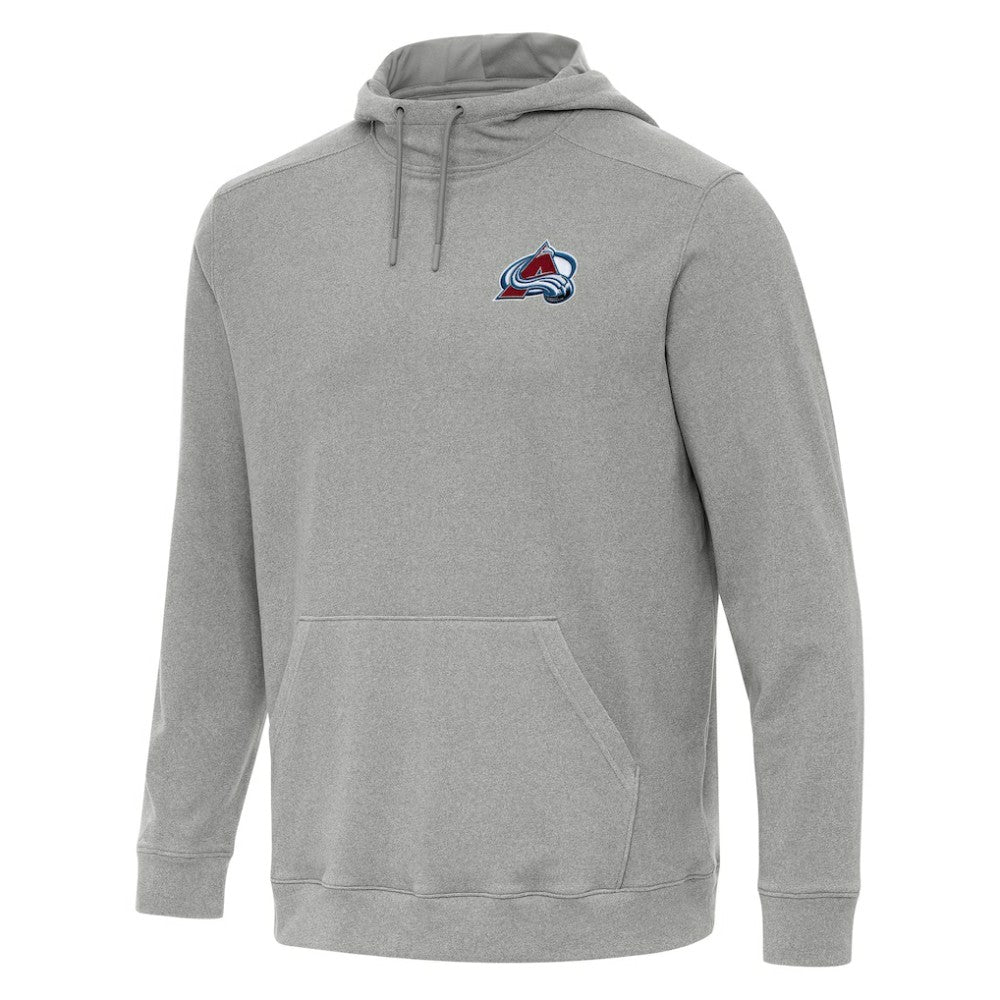 Colorado Avalanche Antigua Cloud Pullover Hoodie Heather Gray