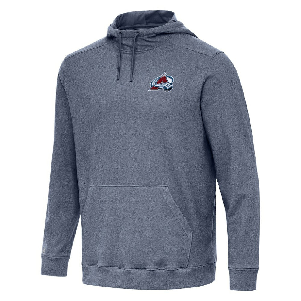 Colorado Avalanche Antigua Cloud Pullover Hoodie Heather Navy