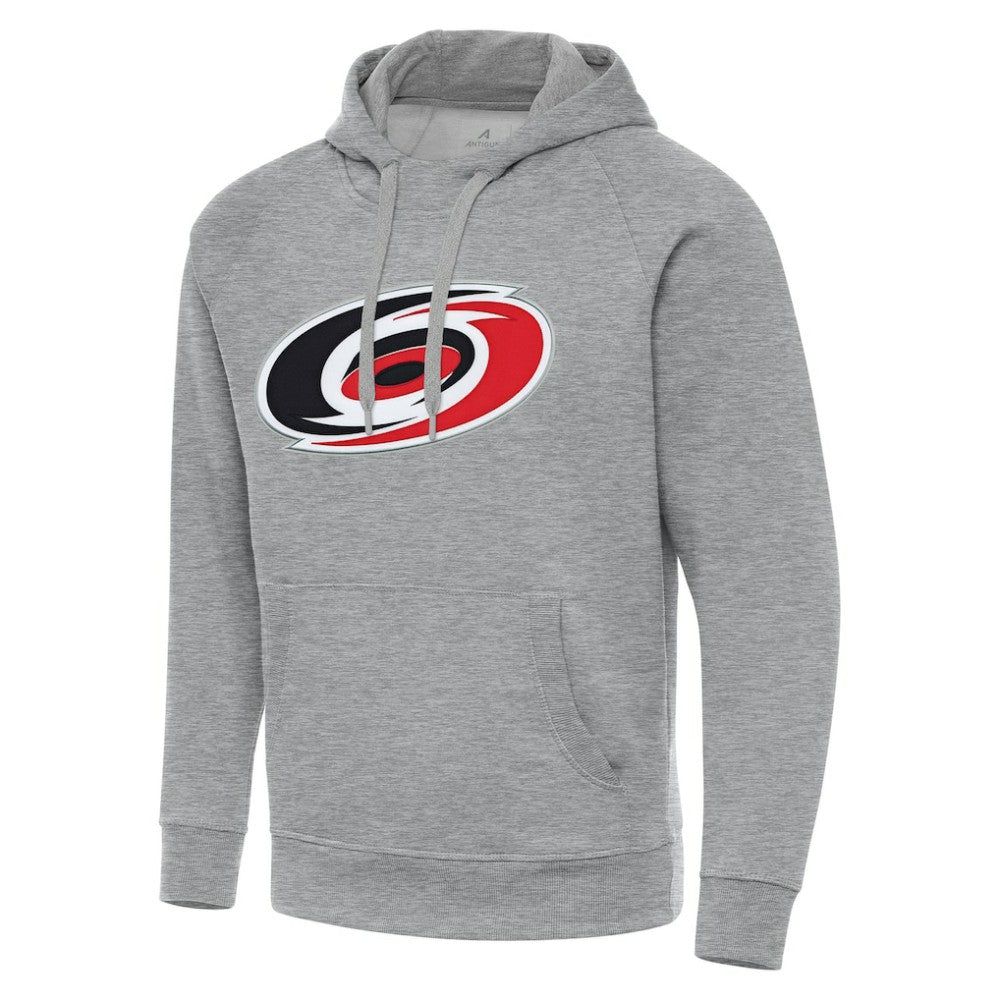Carolina Hurricanes Antigua Big & Tall Victory Pullover Hoodie Heather Gray