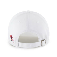 Boston Red Sox Women's Flower Power Clean Up Adjustable Hat White | 47 brand