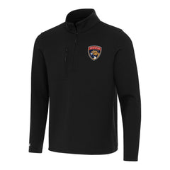 Florida Panthers Antigua Insider Quarter-Zip Top Black