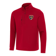 Florida Panthers Antigua Insider Quarter-Zip Top Red