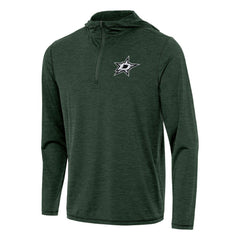 Dallas Stars Antigua Tidy Quarter-Zip Hoodie Hunter Green