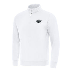 Los Angeles Kings Antigua Victory Quarter-Zip Mock Sweatshirt White