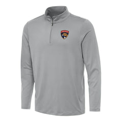 Florida Panthers Antigua Reprocess Quarter-Zip Top Gray