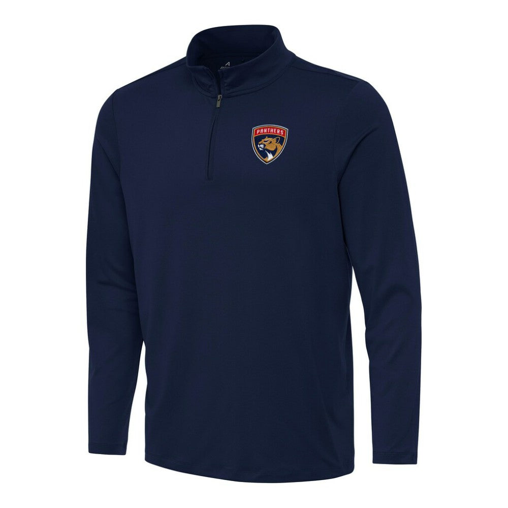 Florida Panthers Antigua Reprocess Quarter-Zip Top Navy